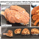 Slides showing an ASC-preserved pig brain.